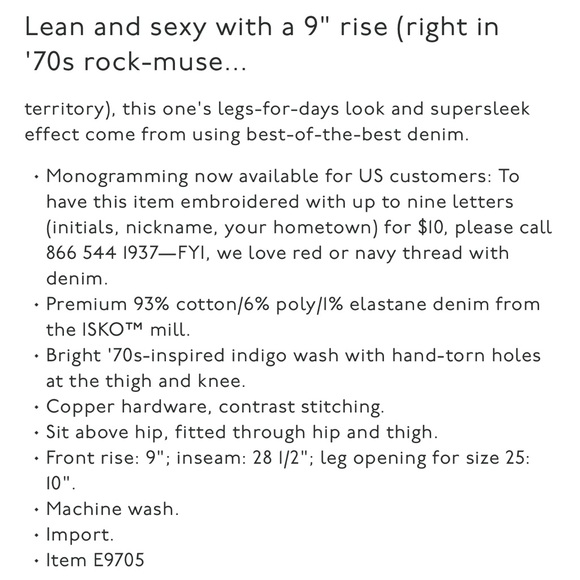 MADEWELL 9” High Riser Skinny Skinny 27 - Picture 2 of 6